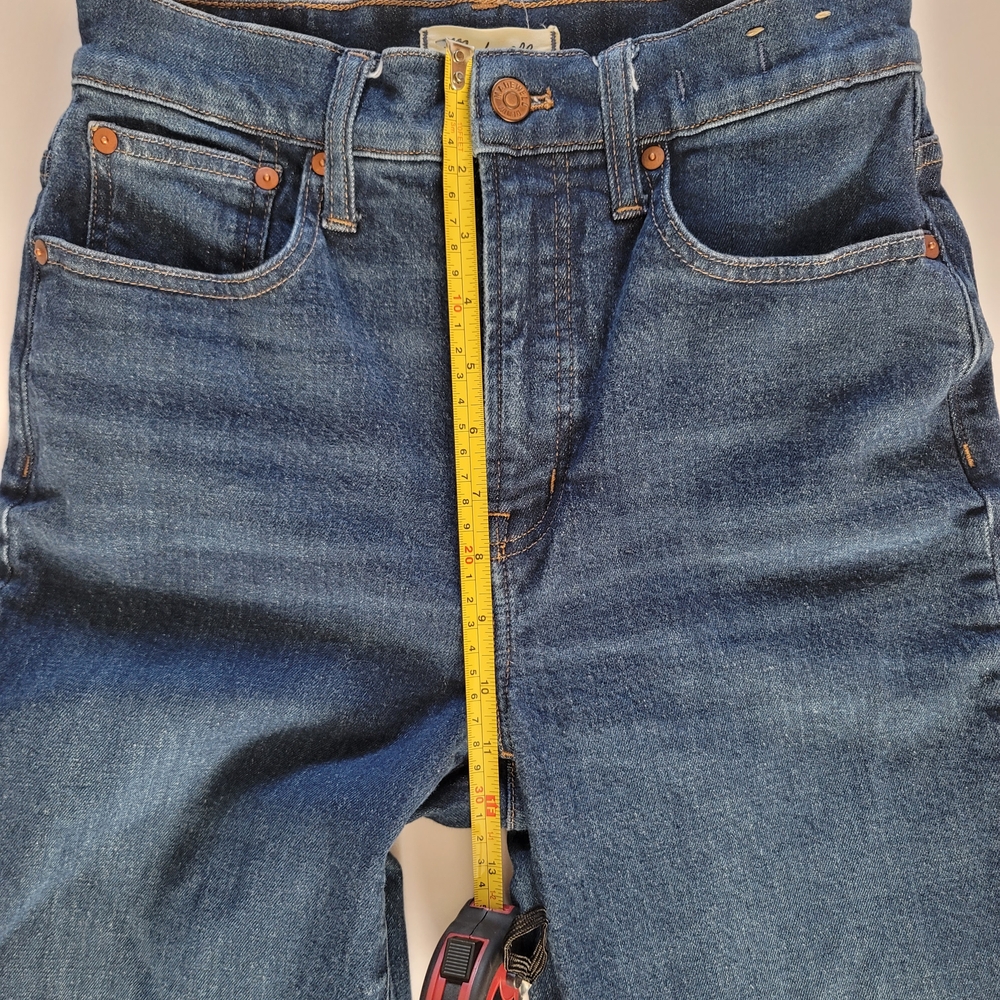 Madewell Perfect Vintage Wide Leg High Rise Jeans Denim, 26, Clean Girl - Picture 7 of 10